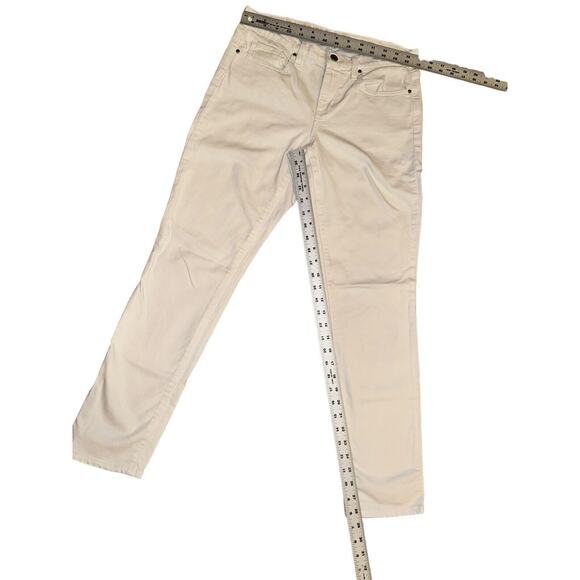 DKNY Jeans Bleeker Boyfriend White Denim Pants Comfort‎ Casual Everyday - Picture 7 of 10